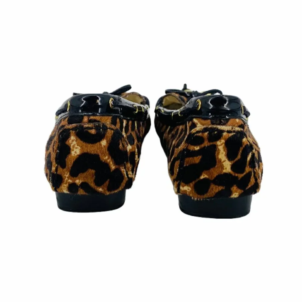 Michael Kors Animal Print Leather Loafers Sz 8.5 - Picture 6 of 12